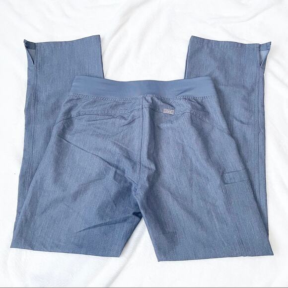 FIGS technical collection blue straight leg scrubs pants size small medical new - Picture 8 of 9